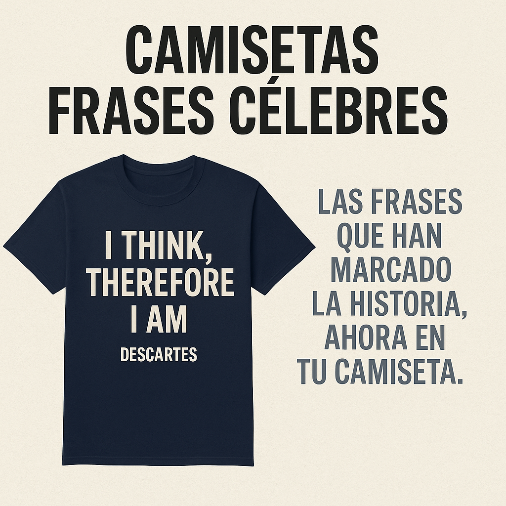 Camisetas Frases Célebres